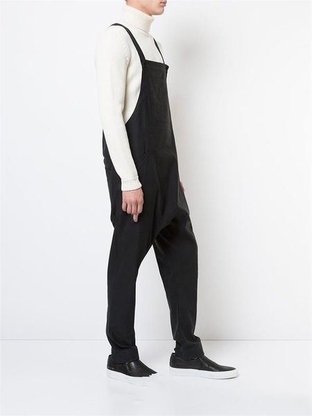 men's pants spring/summer cargo overalls casual bib baggy oversize haren hairstylist jumpsuit, Black
men's pants spring/summer cargo overalls casual bib baggy oversize haren hairstylist jumpsuit, Black