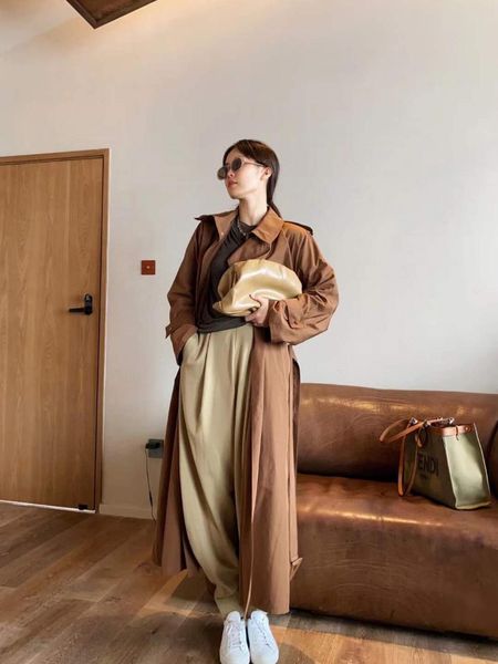 luxury 2021ss spring women fashion trench coat female casual outerwear for ladies tclai 2.22 women's coats, Tan;black
luxury 2021ss spring women fashion trench coat female casual outerwear for ladies tclai 2.22 women's coats, Tan;black