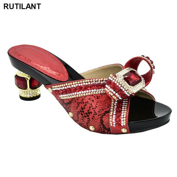 dress shoes arrival summer slippers decorated with rhinestone high heeled for women nigerian party pumps heels, Black
dress shoes arrival summer slippers decorated with rhinestone high heeled for women nigerian party pumps heels, Black