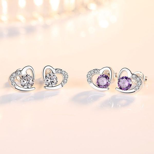 stud silver plated earrings korean crystal heart for women earing jewelry zircon earings color earring kolczyki, Golden;silver
stud silver plated earrings korean crystal heart for women earing jewelry zircon earings color earring kolczyki, Golden;silver