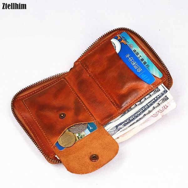 wallets 2021 genuine leather men wallet men's vintage short zipper women purse carteira masculina with card holder coin pocket, Red;black
wallets 2021 genuine leather men wallet men's vintage short zipper women purse carteira masculina with card holder coin pocket, Red;black