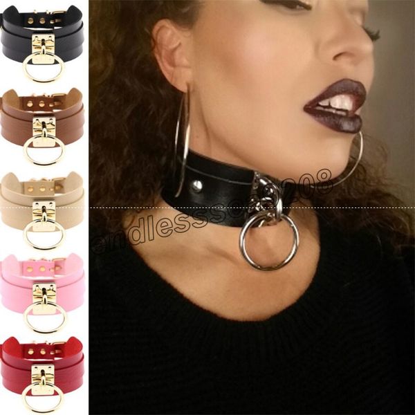 choker necklace pu leather women collar bondage goth belt choker gothic necklace punk jewelry club party sm gold round gift, Golden;silver
choker necklace pu leather women collar bondage goth belt choker gothic necklace punk jewelry club party sm gold round gift, Golden;silver