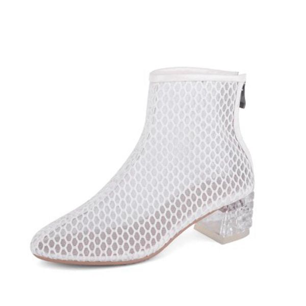 boots women shoes spring summer mesh with zip closure ankle crystal heels comfortable breathable big size 34-50 sj-2, Black
boots women shoes spring summer mesh with zip closure ankle crystal heels comfortable breathable big size 34-50 sj-2, Black