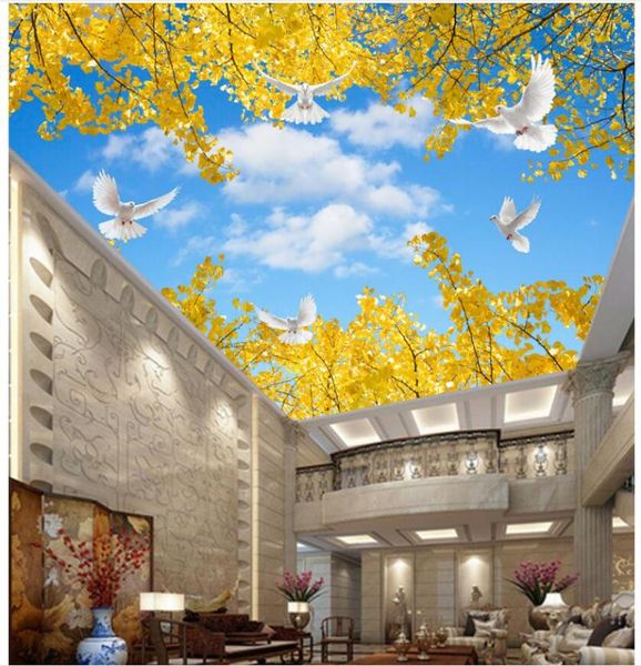 wallpapers 3d bedroom wallpaper cloth custom po blue sky and white almond leaf ceiling murals home improvement wall
wallpapers 3d bedroom wallpaper cloth custom po blue sky and white almond leaf ceiling murals home improvement wall