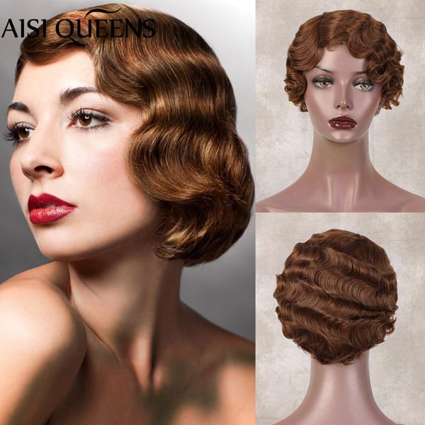 short brown finger wave curly wig synthetic wigs for womem ombre black red cosplay hair high temperature fiber
short brown finger wave curly wig synthetic wigs for womem ombre black red cosplay hair high temperature fiber