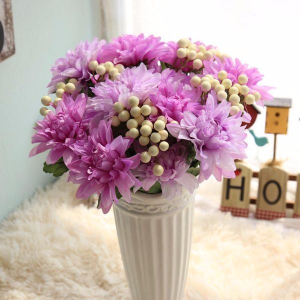 6heads silk artificial european dahlia pinnata pompon flower bouquet for wedding home floral decor arrangement fake decorative flowers & wre
6heads silk artificial european dahlia pinnata pompon flower bouquet for wedding home floral decor arrangement fake decorative flowers & wre