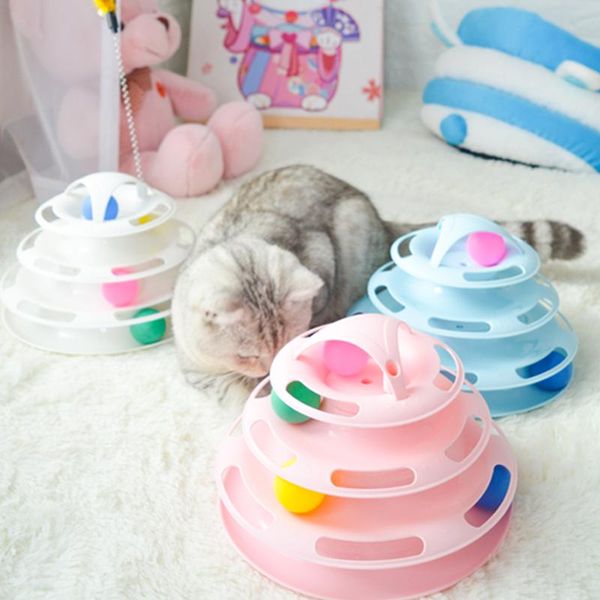 cat turntable plates toys four-layers tower tracks pet teaser stick interactive toy amusement training ball
cat turntable plates toys four-layers tower tracks pet teaser stick interactive toy amusement training ball