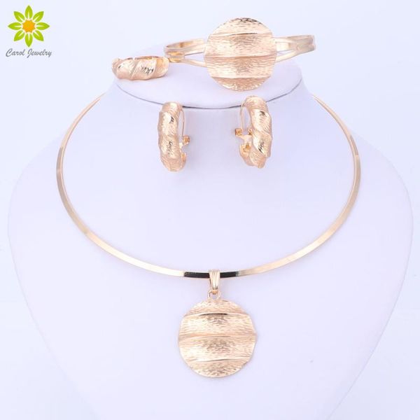earrings & necklace women jewelry sets for party gold color wedding accessories african beads pendant bracelet ring set, Silver
earrings & necklace women jewelry sets for party gold color wedding accessories african beads pendant bracelet ring set, Silver