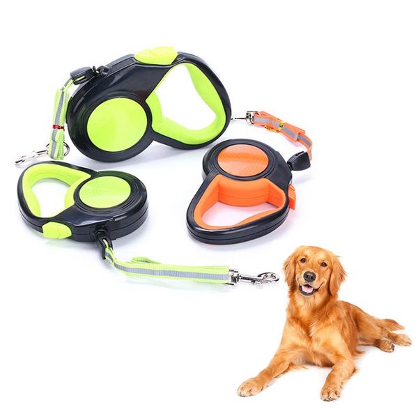 3/5/8m retractable nylon dog leash reflective pet leads extending walking traction rope outdoor running safety collars & leashes
3/5/8m retractable nylon dog leash reflective pet leads extending walking traction rope outdoor running safety collars & leashes