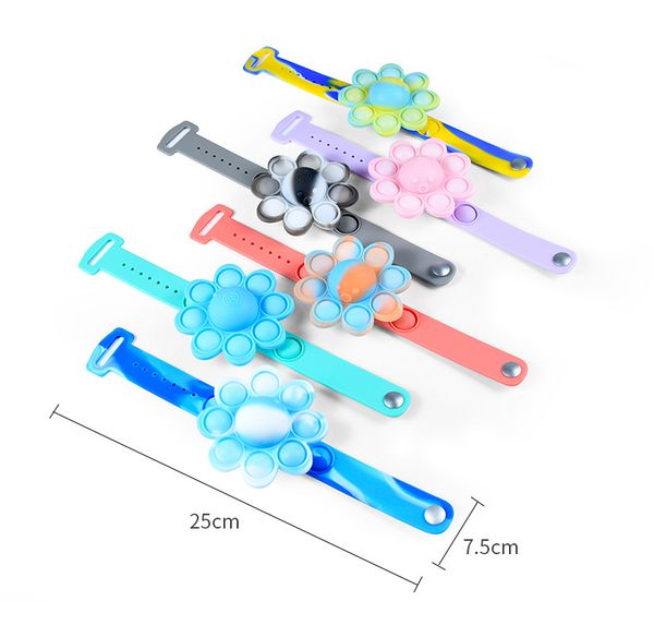 party favor fidget toys fingertip bracelets sensory tie-dyed color spinning luminous kids mosquito repellent silicone bracelet bubble gifts
party favor fidget toys fingertip bracelets sensory tie-dyed color spinning luminous kids mosquito repellent silicone bracelet bubble gifts