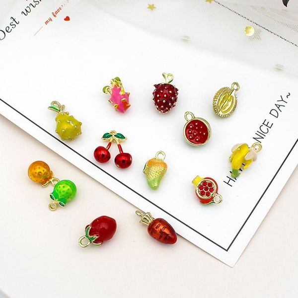 charms 10pcs simulation three-dimensional creative fruit enamel pendant necklace earrings bracelet diy charm handmade jewelry making, Bronze;silver
charms 10pcs simulation three-dimensional creative fruit enamel pendant necklace earrings bracelet diy charm handmade jewelry making, Bronze;silver