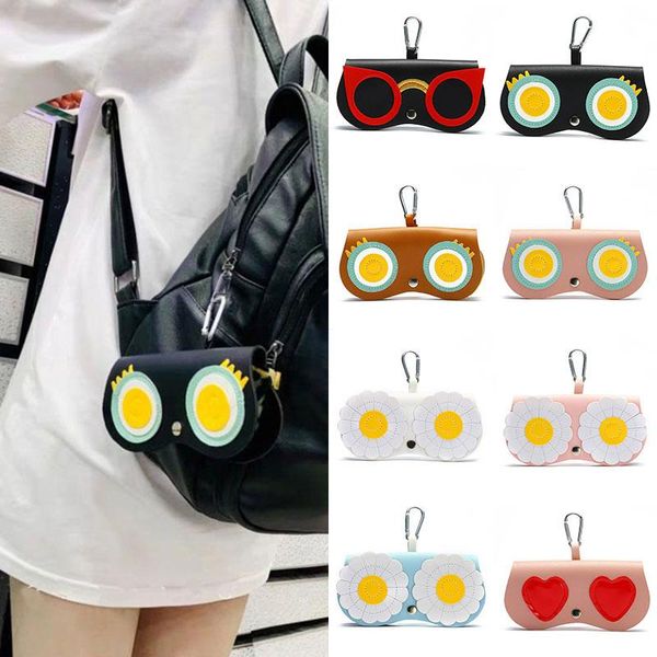 sunglasses frames ins women pu leather cute cartoon eye glasses case storage protection sunglass box portable eyewear pouch, Silver
sunglasses frames ins women pu leather cute cartoon eye glasses case storage protection sunglass box portable eyewear pouch, Silver
