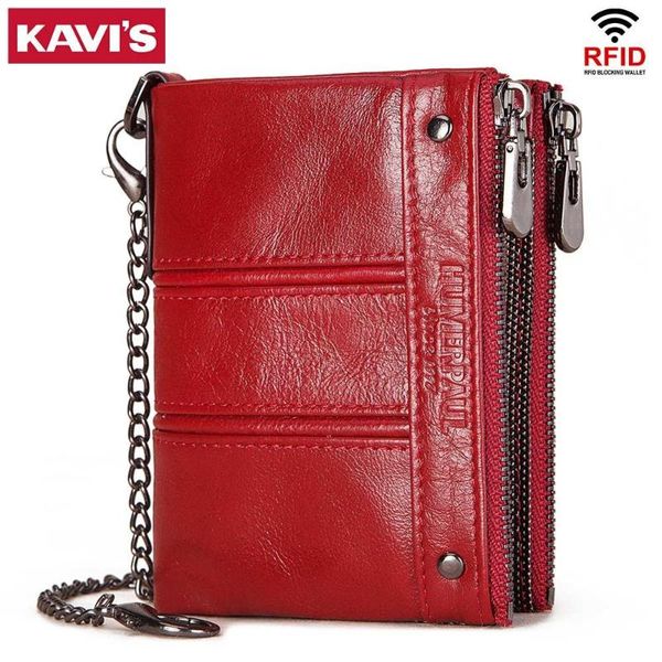 wallets kavis rfid genuine leather women wallet short purses mini coin pocket female portomonee walet lady perse small money bag girls, Red;black
wallets kavis rfid genuine leather women wallet short purses mini coin pocket female portomonee walet lady perse small money bag girls, Red;black