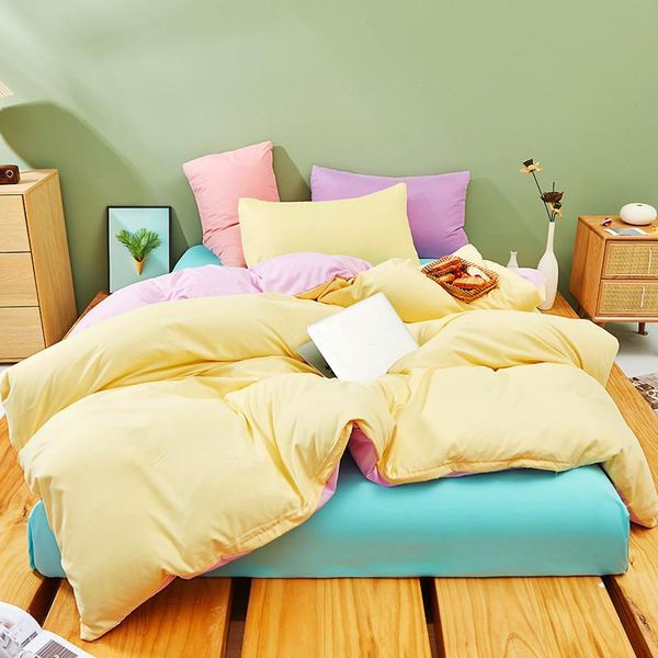 bedding sets solid cute quilt cover pillowcase yellow bed flat sheets modern duvet twin full single girls bedclothes
bedding sets solid cute quilt cover pillowcase yellow bed flat sheets modern duvet twin full single girls bedclothes