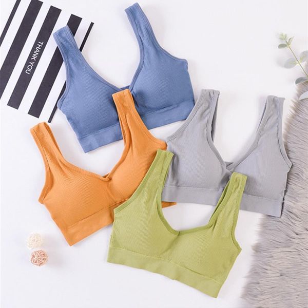 women's tanks & camis women tank crop seamless underwear chest female lingerie sport street fitness active wear padded camisole, White
women's tanks & camis women tank crop seamless underwear chest female lingerie sport street fitness active wear padded camisole, White