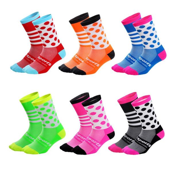 stripe dot cycling socks professional brand sport breathable bicycle sock outdoor racing running sports, Black
stripe dot cycling socks professional brand sport breathable bicycle sock outdoor racing running sports, Black