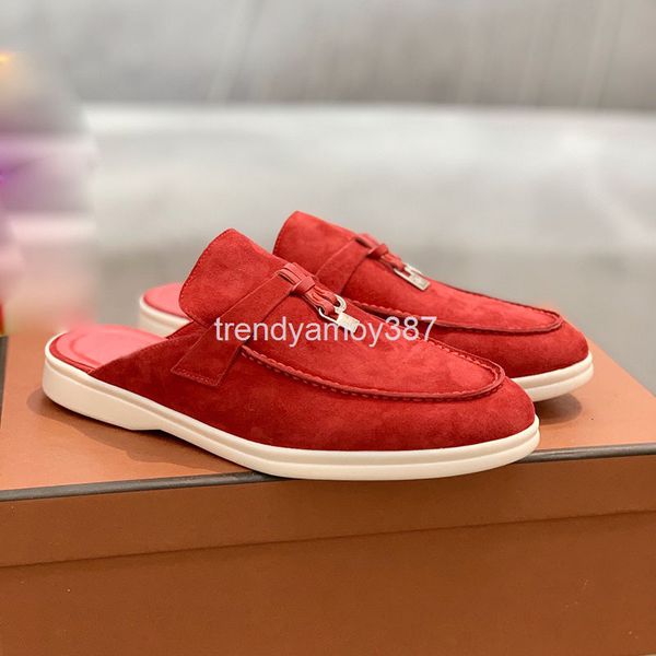 slippers women's thin fashion flat bottomed baotou half trailer women's muller shoes leisure suede sandals lazy lefu trend single, Black
slippers women's thin fashion flat bottomed baotou half trailer women's muller shoes leisure suede sandals lazy lefu trend single, Black