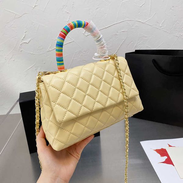 designer luxury bag 5a+ luxury brand 2021womens hands purses shoulder diamond pattern chain rainbow handle cross women's leather handba
designer luxury bag 5a+ luxury brand 2021womens hands purses shoulder diamond pattern chain rainbow handle cross women's leather handba