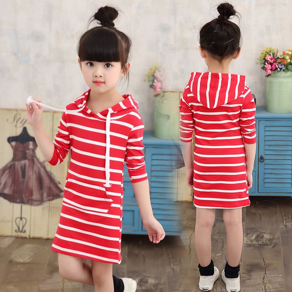 girls dress 2018 spring autumn hooded long sleeve kids dress toddler children casual clothing striped
girls dress 2018 spring autumn hooded long sleeve kids dress toddler children casual clothing striped