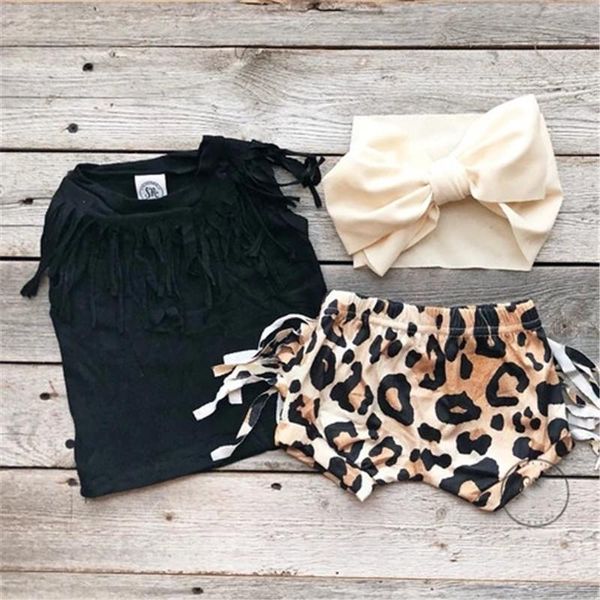 pcs infant casual outfits baby girl fringed long sleeve round neck leopard print + side soft comfortable shorts clothing sets, White
pcs infant casual outfits baby girl fringed long sleeve round neck leopard print + side soft comfortable shorts clothing sets, White