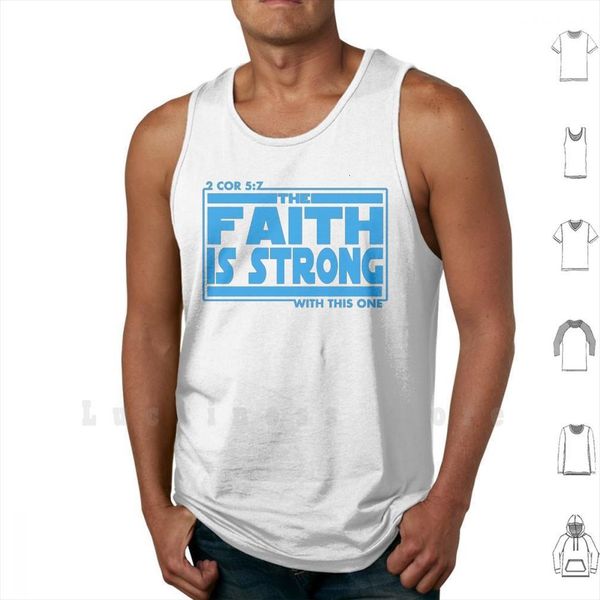 the faith is strong men with this one christian tank vest 100% cotton bible verse quote scripture, White;black
the faith is strong men with this one christian tank vest 100% cotton bible verse quote scripture, White;black