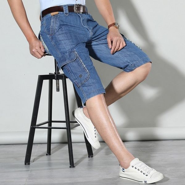 men's jeans fashion summer brand mens short cotton calf-length denim pants pocket loose baggy wide leg straight cargo nkj0, Blue
men's jeans fashion summer brand mens short cotton calf-length denim pants pocket loose baggy wide leg straight cargo nkj0, Blue