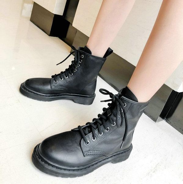 boots genuine leather riding women fashion round toe thick heels ankle female cowhide short black size 33-42
boots genuine leather riding women fashion round toe thick heels ankle female cowhide short black size 33-42
