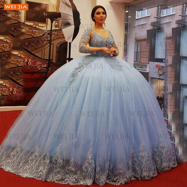 party dresses sky blue prom long sleeves 2021 vestido de fiesta largo lace up beading ball gown women dress formal robes bal, White;black
party dresses sky blue prom long sleeves 2021 vestido de fiesta largo lace up beading ball gown women dress formal robes bal, White;black