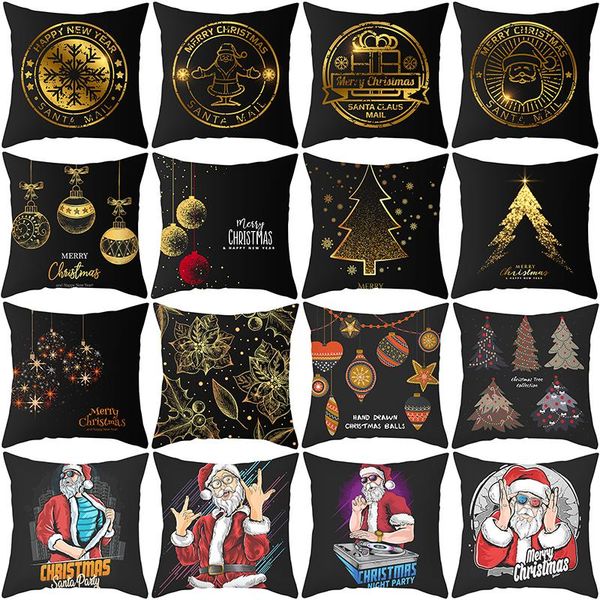 cushion/decorative pillow nordic christmas pillowcase black gold series peach skin cushion cover office sofa case home furnishing
cushion/decorative pillow nordic christmas pillowcase black gold series peach skin cushion cover office sofa case home furnishing