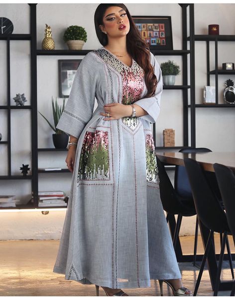 ramadan muslim women dress embroiedery sequins turkey india abaya gowns djellaba islamic clothing party vestidos elegant robe, Red
ramadan muslim women dress embroiedery sequins turkey india abaya gowns djellaba islamic clothing party vestidos elegant robe, Red