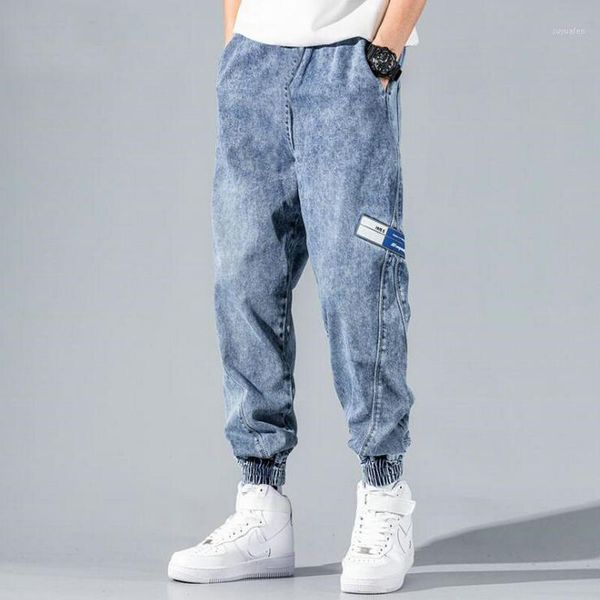 men's jeans men's 2022 hip hop harem pants men loose joggers denim casual sweatpants korean style ankle length trousers streetwear, Blue
men's jeans men's 2022 hip hop harem pants men loose joggers denim casual sweatpants korean style ankle length trousers streetwear, Blue