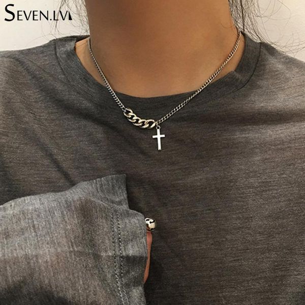 stainless steel cross pendant clavicle necklace charm jewelry simple chain necklaces fashion choker gift for women girl, Silver
stainless steel cross pendant clavicle necklace charm jewelry simple chain necklaces fashion choker gift for women girl, Silver