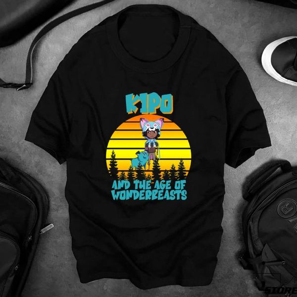 kipo and the age of wonderbeasts classic t-shirt, White;black 
kipo and the age of wonderbeasts classic t-shirt, White;black