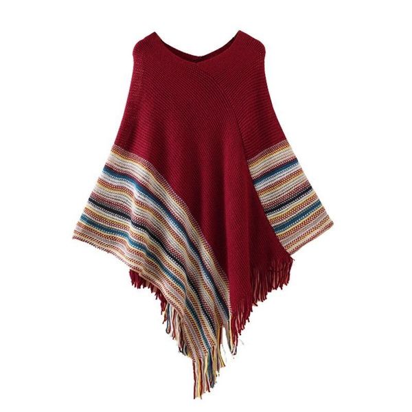 scarves autumn dress sweet tassel cloak shawl sweater coat loose knitting batwing, Blue;gray
scarves autumn dress sweet tassel cloak shawl sweater coat loose knitting batwing, Blue;gray