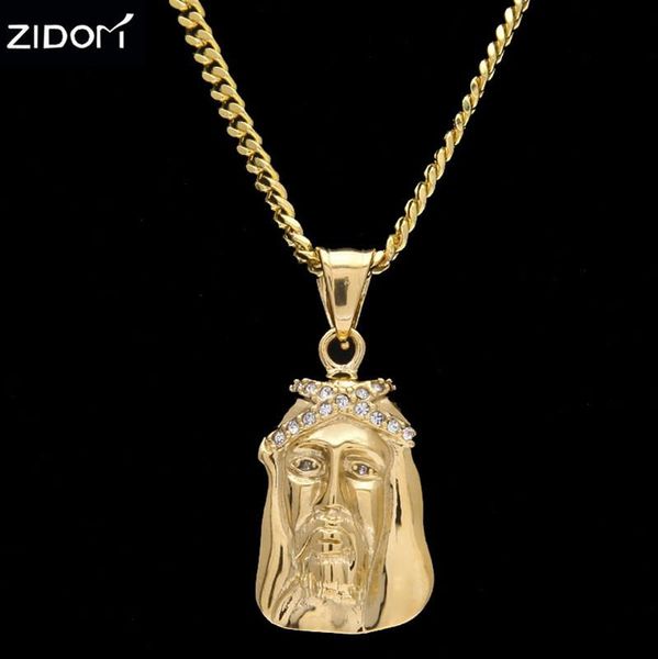 pendant necklaces stainless steel gold color rhinestone jesus necklace mens hip hop 60cm long link chain fashion gifts men jewelry, Silver
pendant necklaces stainless steel gold color rhinestone jesus necklace mens hip hop 60cm long link chain fashion gifts men jewelry, Silver