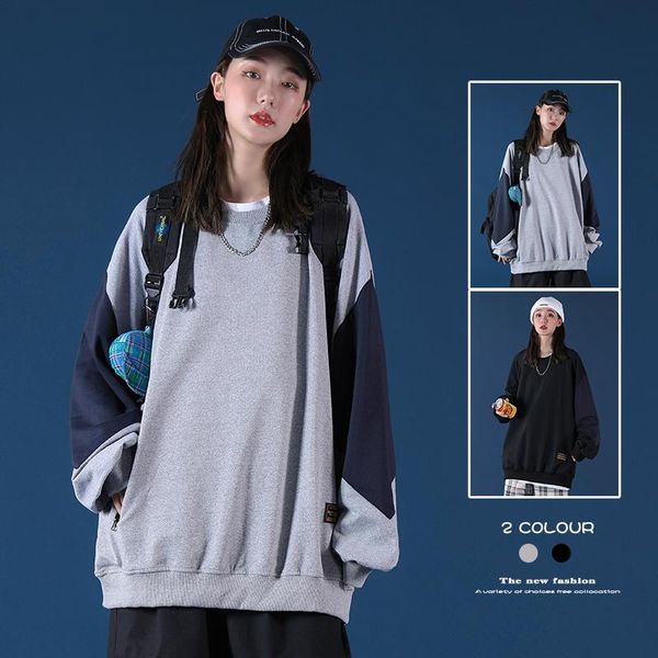 women's hoodies & sweatshirts womens patchwork sleeve and contrast color crewneck for women fall harajuku clothing oversized streetwear, Black
women's hoodies & sweatshirts womens patchwork sleeve and contrast color crewneck for women fall harajuku clothing oversized streetwear, Black