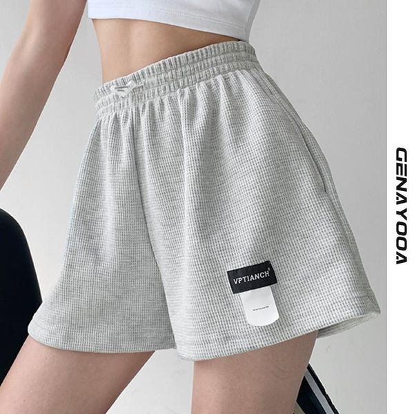 women's shorts genayooa casual women high waist loose black lounge running feminino solid cotton for korean fashion, White;black
women's shorts genayooa casual women high waist loose black lounge running feminino solid cotton for korean fashion, White;black