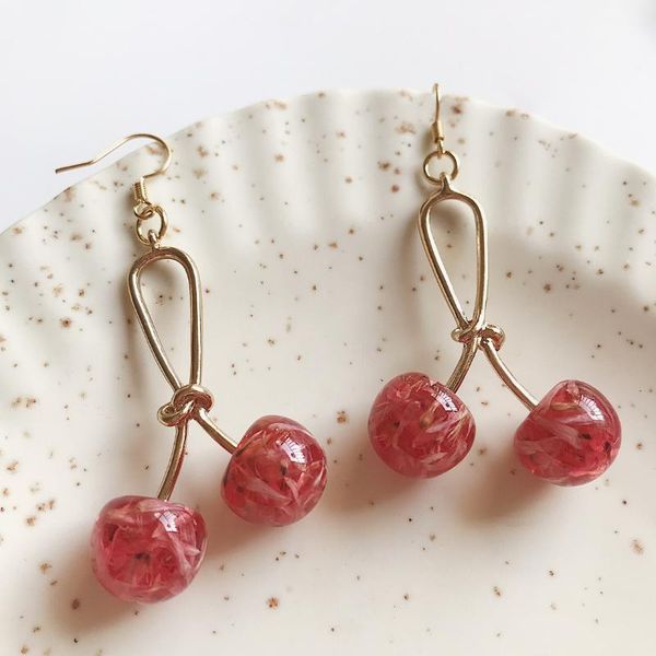 dangle & chandelier fruit cherries retro girls feel lovely dried flower knot cherry earrings ear clip, Silver
dangle & chandelier fruit cherries retro girls feel lovely dried flower knot cherry earrings ear clip, Silver