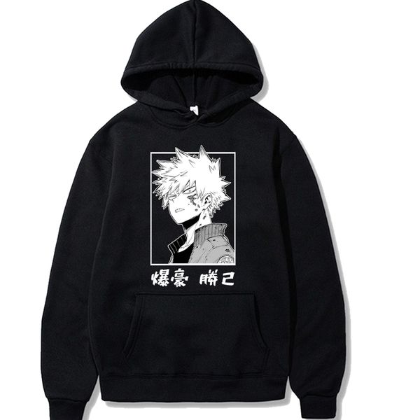 Harajuku my hero academia Unisex Hoodi Japane Anime Bakugou Katsuki Printed Men's Hoodie Streetwear Casual Sweatshirts, Black
Harajuku my hero academia Unisex Hoodi Japane Anime Bakugou Katsuki Printed Men's Hoodie Streetwear Casual Sweatshirts, Black