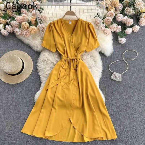 dresses for women summer v-neck puff sleeve sashes solid midi slim korean chic sweet wild vestidos 210531, Black;gray
dresses for women summer v-neck puff sleeve sashes solid midi slim korean chic sweet wild vestidos 210531, Black;gray