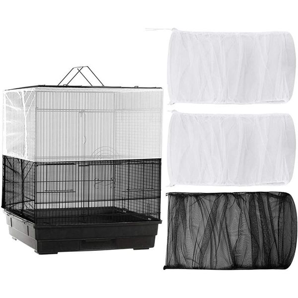 3pcs large adjustable bird cage cover seed feather catcher universal birdcage nylon mesh net soft airy skirt guard small animal supplies
3pcs large adjustable bird cage cover seed feather catcher universal birdcage nylon mesh net soft airy skirt guard small animal supplies