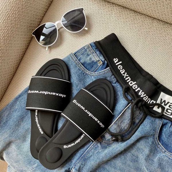 new alexander fashion slippers in spring and summer of 2021 ilax zmm, Black 
new alexander fashion slippers in spring and summer of 2021 ilax zmm, Black