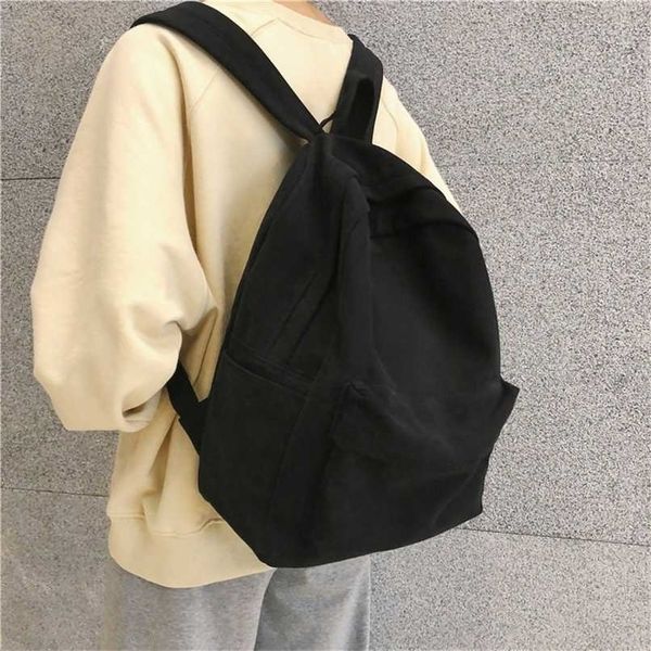 trend backpack fashion canvas women solid color shoulder bags teenager girl school bag mochilas 211215
trend backpack fashion canvas women solid color shoulder bags teenager girl school bag mochilas 211215
