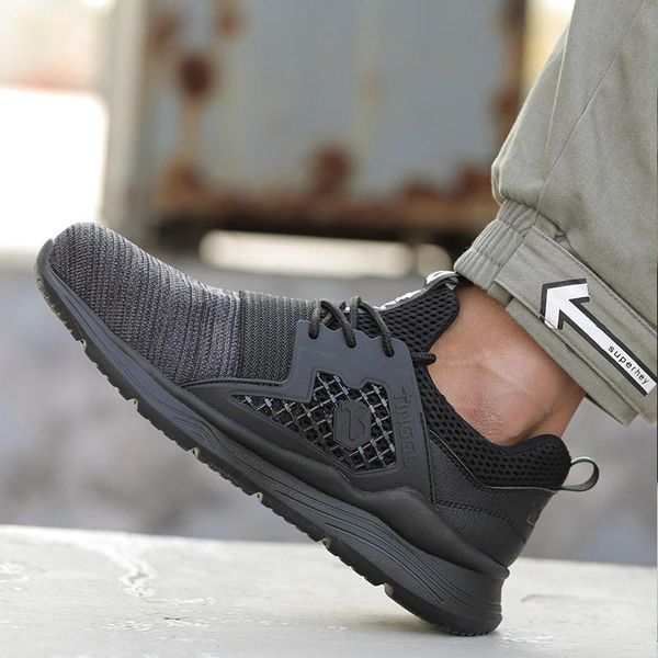 boots safety shoes for men anti-smash and puncture mountaineering style leisure protection, Black
boots safety shoes for men anti-smash and puncture mountaineering style leisure protection, Black