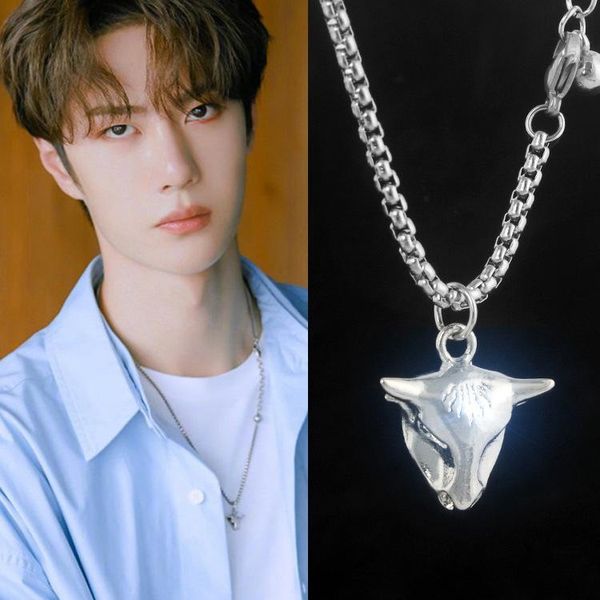 pendant necklaces celebrity inspired necklace chen qing ling accessories star bullhead titanium steel chain sweater ornament female, Silver
pendant necklaces celebrity inspired necklace chen qing ling accessories star bullhead titanium steel chain sweater ornament female, Silver