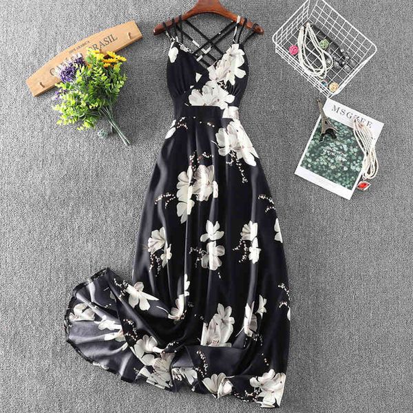 casual dresses shintimes sleeveless backless beach summer elastic waist print woman fashion chiffon women kl3w, Black;gray
casual dresses shintimes sleeveless backless beach summer elastic waist print woman fashion chiffon women kl3w, Black;gray