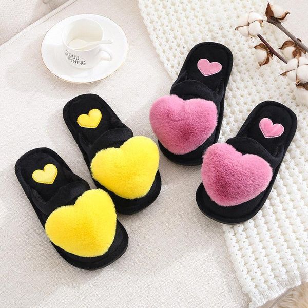 slippers 2021 fashion women cotton ladies winter cute love heart plush flat with indoor non-slip woman warm, Black
slippers 2021 fashion women cotton ladies winter cute love heart plush flat with indoor non-slip woman warm, Black