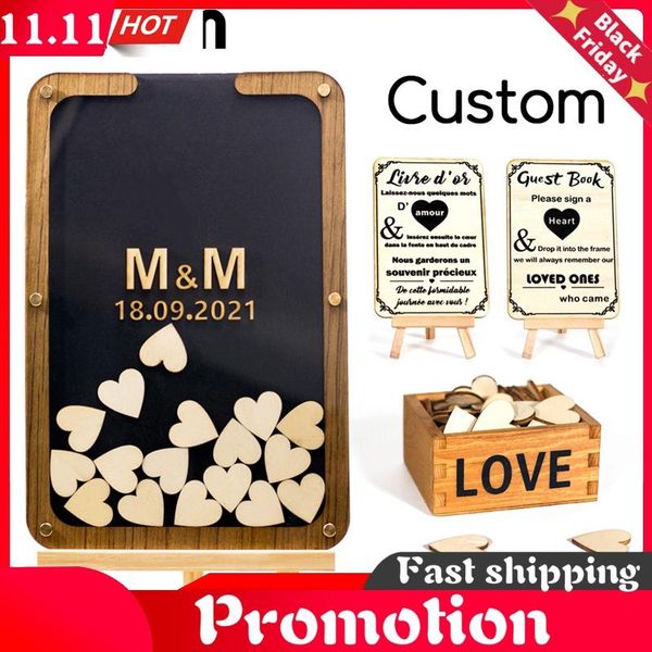custom signature wedding guest book acrylic wooden heart decoration alternative for drop box favor gift other event & party supplies
custom signature wedding guest book acrylic wooden heart decoration alternative for drop box favor gift other event & party supplies