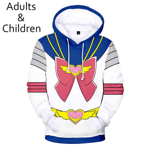 women's hoodies & sweatshirts men/women children 3d sailor moon character costume hoodies hoodie clothes cosplay man outwear all-match, Black
women's hoodies & sweatshirts men/women children 3d sailor moon character costume hoodies hoodie clothes cosplay man outwear all-match, Black