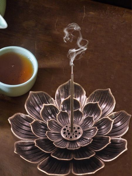 fragrance lamps alloy incense holder lotus stick burner and cone temples yoga studios home decoration
fragrance lamps alloy incense holder lotus stick burner and cone temples yoga studios home decoration